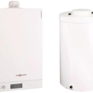 Viessmann Jednofunkcyjny Vitodens 100-W 19Kw + Podgrzewacz C.W.U. Vitocell 120L Typ Cugb B B1Hc528