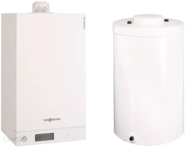 Viessmann Jednofunkcyjny Vitodens 100-W 19Kw + Podgrzewacz C.W.U. Vitocell 120L Typ Cugb B B1Hc528