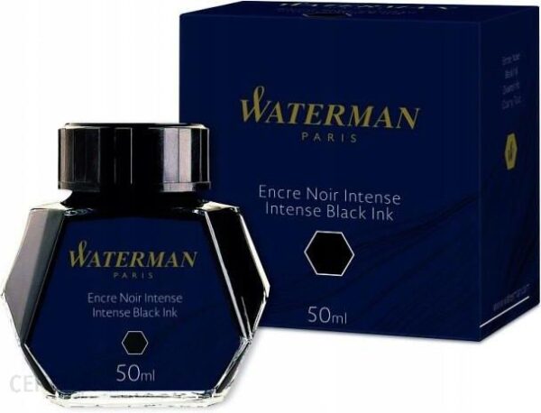 Waterman Czarny Atrament Do Piór Wiecznych 50Ml