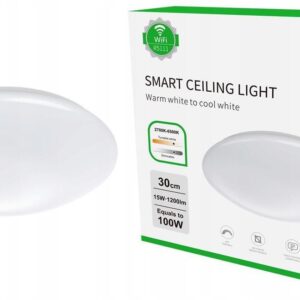 Woox Sufitowa Smart lampa LED 30cm zdalnie sterowana WiFi
