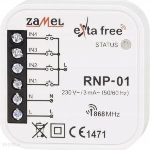 Zamel Exta Free radiowy nadajnik dopuszkowy 4-kanałowy RNP-01