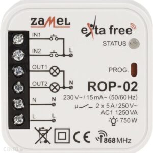 Zamel Exta Free radiowy odbiornik dopuszkowy 2-kanałowy ROP-02