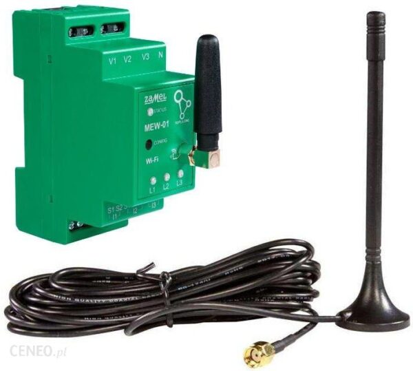 Zamel Supla Monitor Energii Elektrycznej Wi-Fi 1F+N Mew-01/Ant-1F SPL10000032
