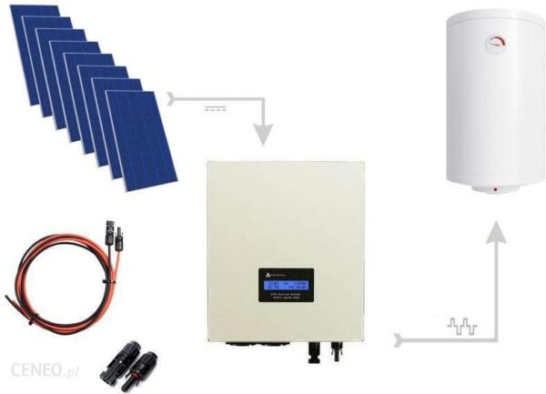 Zestaw do grzania wody w bojlerach ECO Solar Boost PRO 3300W MPPT 8xPV Mono